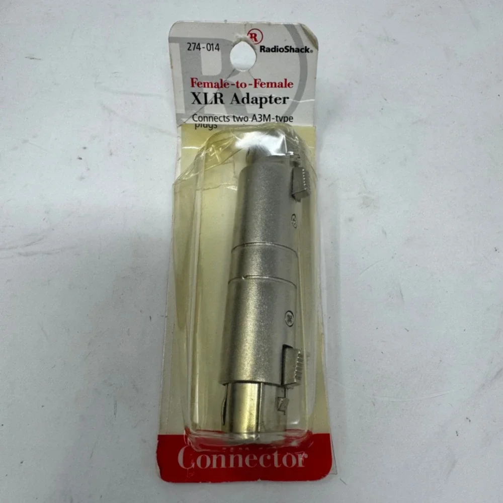 RadioShack XLR Audio Adapter Transformer 274-017C 274-014 RCA Sony Lot